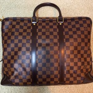 Authentic LOUIS VUITTON Damier Canvas Porte Bag